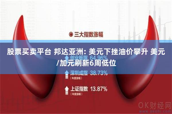 股票买卖平台 邦达亚洲: 美元下挫油价攀升 美元/加元刷新6周低位
