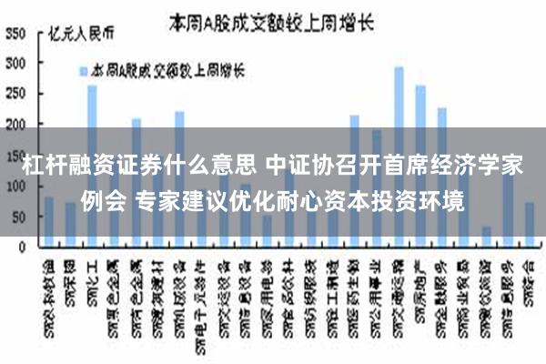 杠杆融资证券什么意思 中证协召开首席经济学家例会 专家建议优化耐心资本投资环境