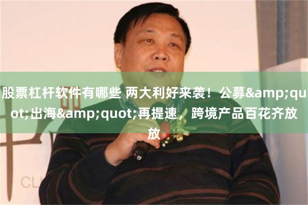 股票杠杆软件有哪些 两大利好来袭！公募&quot;出海&quot;再提速，跨境产品百花齐放