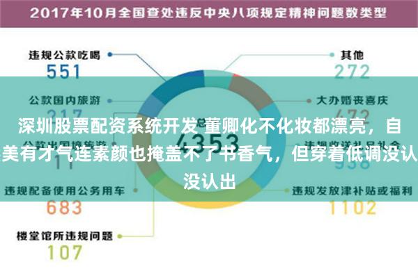 深圳股票配资系统开发 董卿化不化妆都漂亮，自然美有才气连素颜也掩盖不了书香气，但穿着低调没认出