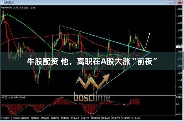 牛股配资 他，离职在A股大涨“前夜”