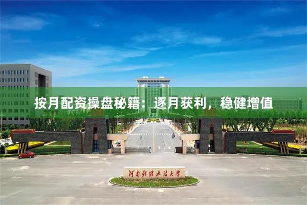 按月配资操盘秘籍：逐月获利，稳健增值