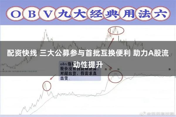 配资快线 三大公募参与首批互换便利 助力A股流动性提升