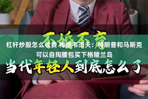 杠杆炒股怎么收费 梅德韦杰夫：特朗普和马斯克可以自掏腰包买下格陵兰岛