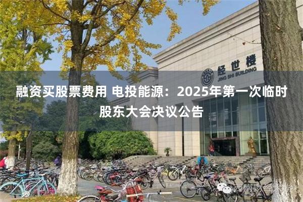 融资买股票费用 电投能源：2025年第一次临时股东大会决议公告
