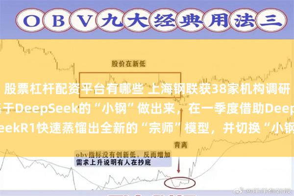 股票杠杆配资平台有哪些 上海钢联获38家机构调研：公司希望尽快把基于DeepSeek的“小钢”做出来，在一季度借助DeepSeekR1快速蒸馏出全新的“宗师”模型，并切换“小钢”的基座模型（附调研问答）
