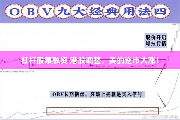 杠杆股票融资 港股调整，美的逆市大涨！