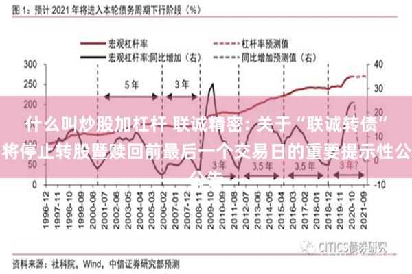 什么叫炒股加杠杆 联诚精密: 关于“联诚转债”即将停止转股暨赎回前最后一个交易日的重要提示性公告